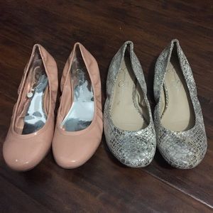 2 pairs of Jessica Simpson Flats